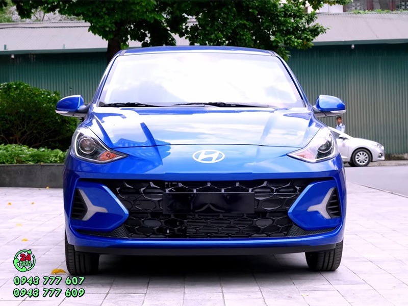 hyundai i10 mau xanh